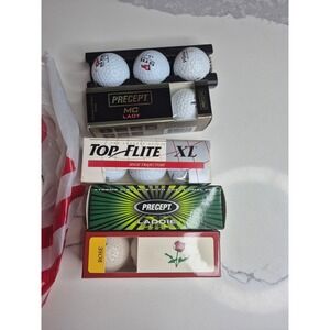Precept Top Flite Pinnacle Rose Golf Balls 25‎ Piece Lot Mixed Brands